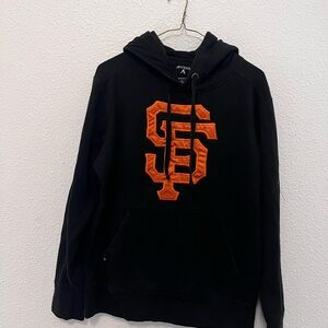 Black and Orange Hoodie size Medium